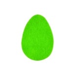 Деко фигурка яйце, Filz, 60 mm, тревно зелено