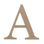 Декоративен символ RicoDesign, "A", MDF, 32/31 mm