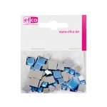 Декоративни камъчета, Acryl facettiert, Set Quadrat, квадрати, 30/10/10/2 Stk., светло сини