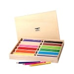 Дисплей цветни моливи CREALL Maxi, лакирани, 12 цвята, 144 бр.