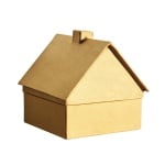 Къщичка - кутия, папие маше, 15 x 16 x 15,5 cm