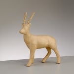 Фигура от папие маше, елен, 25 x 21 cm