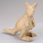 Фигура от папие маше, кенгуру, 10 x 4,5 x 11 cm