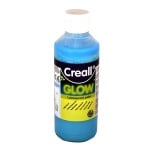 Фосфорисцентна боя CREALL GLOW, 250 ml, синя