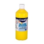 Гланцова боя CREALL Gloss, 500 ml, жълта