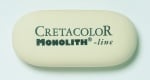 Гума бял каучук, CretaColor, Monolith Eraser, малка