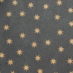 Цветна хартия, 130 g/m2, 50 x 69 cm, 1л,черна със златни звезди