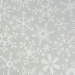 Хартия прозрачна твърда, 115 g/m2, 50 x 60 cm, 1л, Снежинки бели
