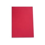 Хартия за скици, 120 g/m2, А4, 50л в червен блок, бяла