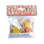 Мозаечна плочка Crash glass, стъкло, 1-3 cm, 50 бр., жълто-червен микс