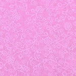 Хартия ръчна памучна, 50 g/m2, 50 x 70 cm, 1л, розов с релефни цветя
