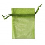 Торбичка подаръчна шифон, 12 x 17 cm, светлозелена