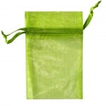 Торбичка подаръчна шифон, 15 X 24 cm, светлозелена