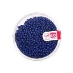 Индиански перли, непрозрачни, ф 2,6 mm, ~1100 бр., сини