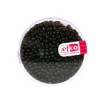 Индиански перли, прозрачни, ф 2,6 mm, ~1100 бр., тъмнокафяви