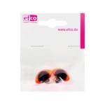 Животински очички - копчета, ф 16 mm, 2 броя, пластмаса, кафяви