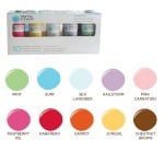 Комплект бои акрилни Martha Stewart, 59 ml, сатен, 10 цв. x 59 ml