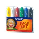 Комплект цветни гримoве CREALL FaceArt 6 цвята, 6 бр.