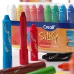 Комплект цветни пастели 3 в 1 CREALL Silky 12 цвята, 12 бр.