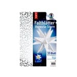 Комплект, Faltblatter Venezia-Stern, Weiss/Silber
