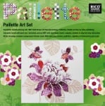 Комплект мозайка с пайети RicoDesign, "Хризантема", 30.5 x 30.5 cm