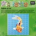 Комплект мозайка с пайети RicoDesign, "Златна рибка", 30.5 x 30.5 cm
