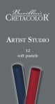 Комплект твърди пастели Artist Studio Line, 12 цвята