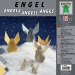 Комплект за оригами, Engel, 30 x 30 cm, 12 л.,120 g, крем