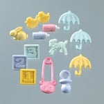 Копчета, Baby Shower, 14 бр., пастелни цветове