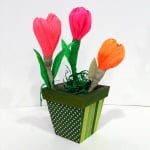 Креативен комплект Les fleurs en papier «First Tulip»