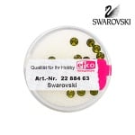 Кристали Swarovski Chatons, ф 4 mm, 20 бр., маслина