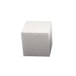 Куб от стиропор, бял, 60 x 60 x 60 mm