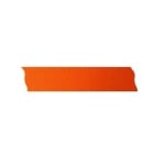 Лента декоративна UNIBAND, 25 mm, 10m, тъмно оранжева