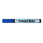 Маркер перманентен, връх 1,5-3 mm, син