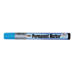 Маркер перманентен, връх 1,5-3 mm, светло син