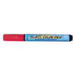Маркер за стъкло Glass Color Pen, връх 2-4 mm, червен