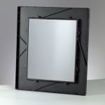 Метална рамка с огледало Mosaix, правоъгълно, 45 x 52 cm, черно