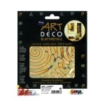 Метални листи ART Deco, 140 х 140 mm, 6л, ретро