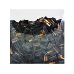 Мозаечни плочки GoldLine, стъкло, 10x20x4 mm, 725 бр., черни