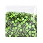 Мозаечни плочки Metallic, стъкло, 10x10x4 mm, 1000 бр., зелени