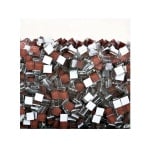 Мозаечни плочки MosaixSoft, стъкло, 10x10x4 mm,1000 бр., кафяви
