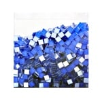 Мозаечни плочки MosaixSoft, стъкло, 10x10x4 mm,1000 бр., сини