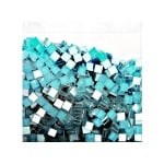Мозаечни плочки MosaixSoft, стъкло, 10x10x4 mm,1000 бр., тюркоазени