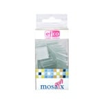 Мозаечни плочки MosaixSoft, стъкло, 20x20x4 mm, 40 бр., бели
