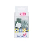 Мозаечни плочки MosaixSoft, стъкло, 20x20x4 mm, 40 бр., зелени