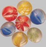 Стъклени камъчета, Glas-Nuggets, 15-20mm; 100g,/ 20-25 бр., микс
