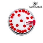 Перла многостенна Swarovski, 4 mm, 25 бр., светъл сиам