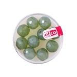 Перли Antik, 10 mm, 10 бр., цвят - маслина