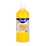 Прозрачна водна боя CREALL TRANS, 500 ml, жълта