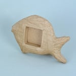 Рамка - риба от папие маше, 17,5 x 11 x 2 cm